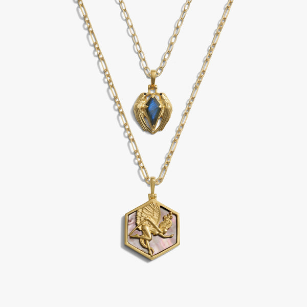 The Morrigan Raven Necklace Set – Awe Inspired