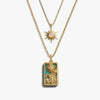 Awe Inspired Necklaces 14K Yellow Gold Vermeil The Sun Tarot Necklace Set