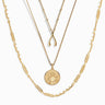 Awe Inspired Necklaces 14K Yellow Gold Vermeil The Wish of Artemis Necklace Set