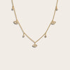 Awe Inspired Necklaces 14K Yellow Gold Vermeil Third Eye Collar Necklace