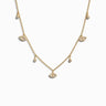 Awe Inspired Necklaces 14K Yellow Gold Vermeil Third Eye Collar Necklace