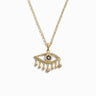 Awe Inspired Necklaces 14K Yellow Gold Vermeil Third Eye Necklace