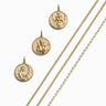 Awe Inspired Necklaces 14K Yellow Gold Vermeil Triple Moon Goddess Gift Set