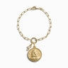 Awe Inspired Necklaces 14K Yellow Gold Vermeil Vote for Kamala Bracelet Set