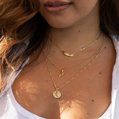 Awe Inspired Necklaces 14K Yellow Gold Vermeil Votes For Women Necklace Set