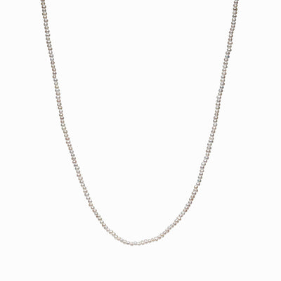 Awe Inspired Necklaces 14K Yellow Gold Vermeil / White Pearl Strand Necklace