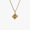 Awe Inspired Necklaces 14K Yellow Gold Vermeil / Yellow Citrine / 16"-18" Aura Necklace