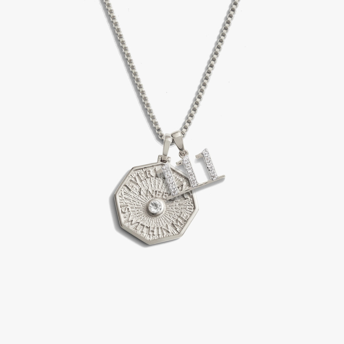 Awe Inspired Necklaces 925 Sterling Silver / 111 Everything I Need is Within Me Affirmation and Angel Number Set