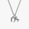 Awe Inspired Necklaces 925 Sterling Silver / 16-18'' Dark Horse Necklace Set