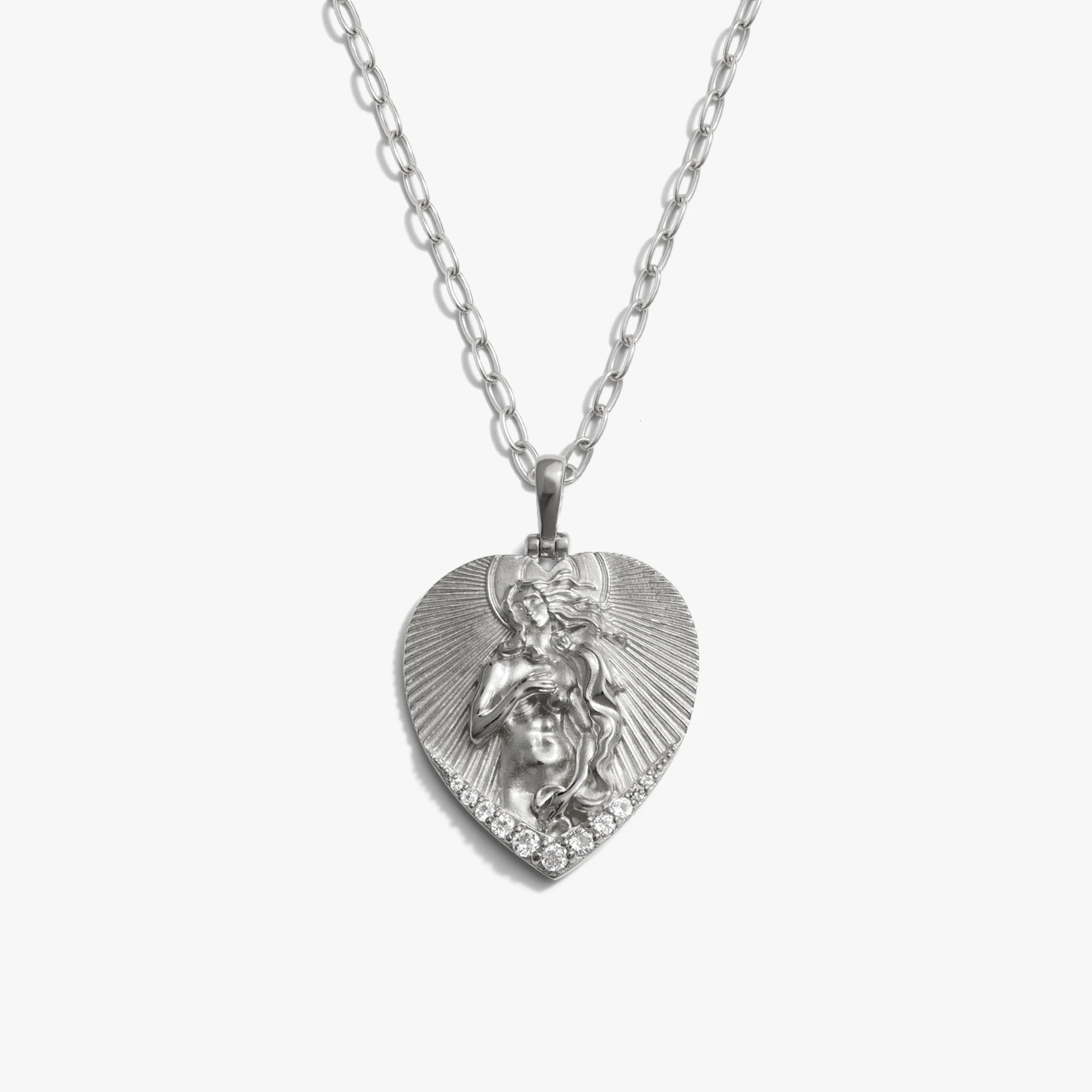 Awe Inspired Necklaces 925 Sterling Silver / 16"-18" Delicate Paperclip Special Edition Aphrodite Necklace