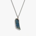 Awe Inspired Necklaces 925 Sterling Silver / 16-18'' Gemstone Angel Wing Necklace