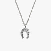 Awe Inspired Necklaces 925 Sterling Silver / 16-18'' Horseshoe Necklace