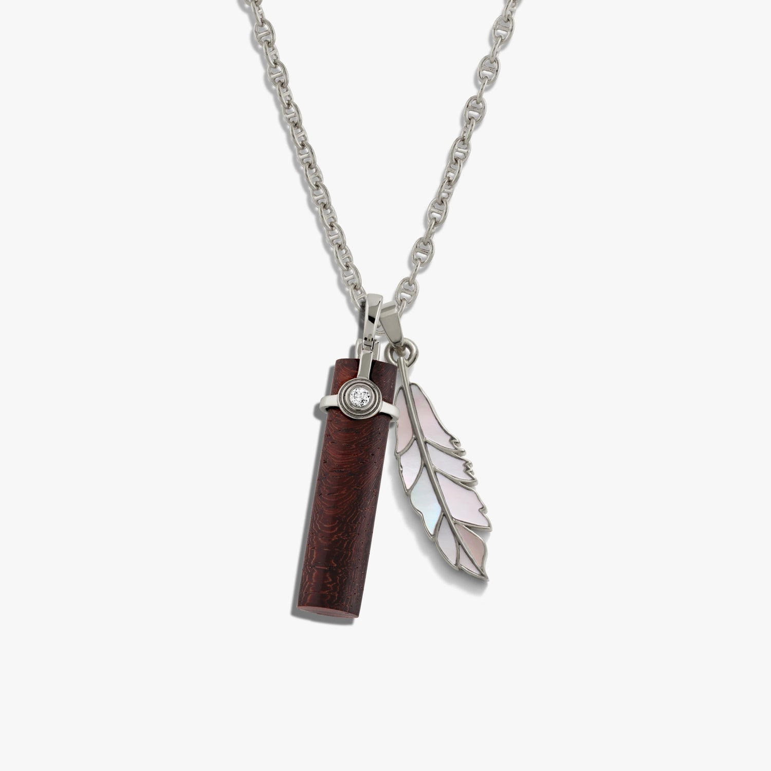 Awe Inspired Necklaces 925 Sterling Silver / 16-18" Mariner Chain Inner Peace Necklace Set