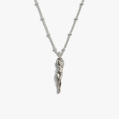 Awe Inspired Necklaces 925 Sterling Silver / 16"-18" Saturn Chain / Mini Divine Feminine Charm Necklace