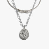 Awe Inspired Necklaces 925 Sterling Silver / 16"-18" Soulmates Necklace Set