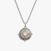 Awe Inspired Necklaces 925 Sterling Silver / 20" 2.4mm Rolo Chain Pink Manifestation Locket Necklace