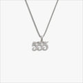 Awe Inspired Necklaces 925 Sterling Silver / 555 / 16"-18" Angel Number Necklace