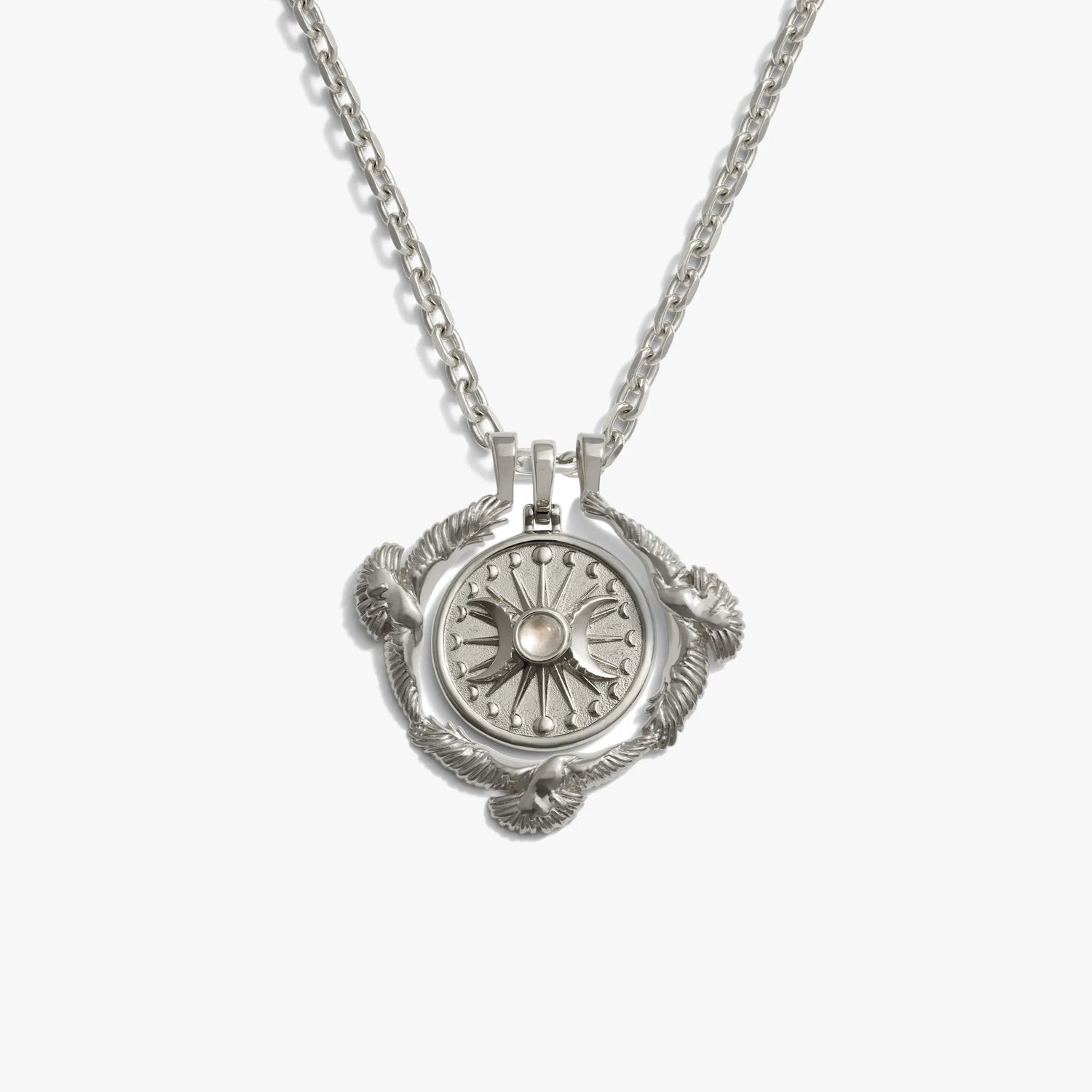 Awe Inspired Necklaces 925 Sterling Silver Alanis Raven Necklace Set