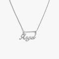 Awe Inspired Necklaces 925 Sterling Silver Angel Nameplate Necklace