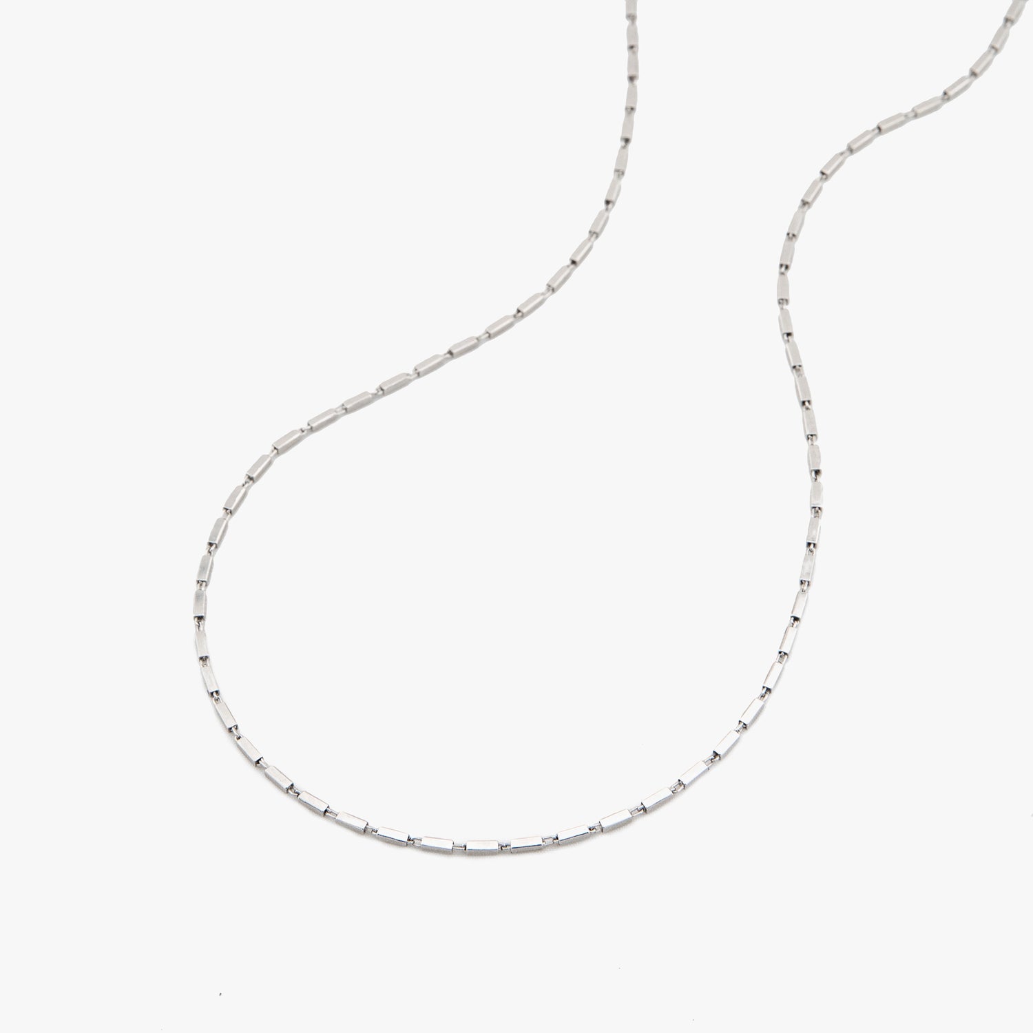 Awe Inspired Necklaces 925 Sterling Silver Bar Chain