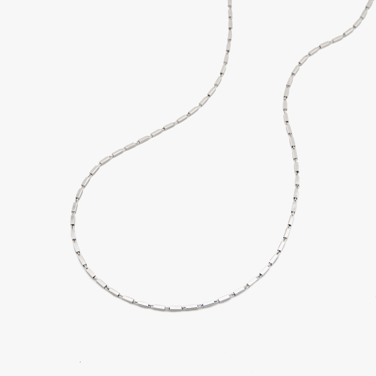 Awe Inspired Necklaces 925 Sterling Silver Bar Chain