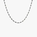Awe Inspired Necklaces 925 Sterling Silver / Black / 18"-22" Pop Of Color Necklace