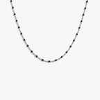 Awe Inspired Necklaces 925 Sterling Silver / Black / 18"-22" Pop Of Color Necklace