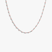 Awe Inspired Necklaces 925 Sterling Silver / Blush / 18"-22" Pop Of Color Necklace