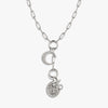 Awe Inspired Necklaces 925 Sterling Silver / Capricorn Asteria Stargazer Charm Lariat