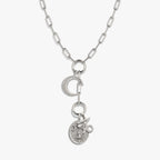 Awe Inspired Necklaces 925 Sterling Silver / Capricorn Asteria Stargazer Charm Lariat
