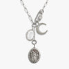Awe Inspired Necklaces 925 Sterling Silver / Clear Quartz Hecate's Portal Charm Lariat
