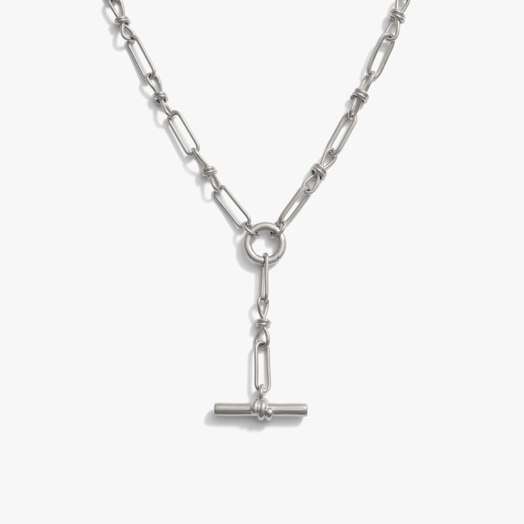 Awe Inspired Necklaces 925 Sterling Silver Convertible Charm Collector Lariat