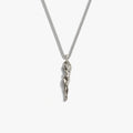 Awe Inspired Necklaces 925 Sterling Silver / Cuban Chain Men's Divine Feminine Amulet Necklace