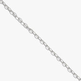Awe Inspired Necklaces 925 Sterling Silver Delicate Paperclip Chain