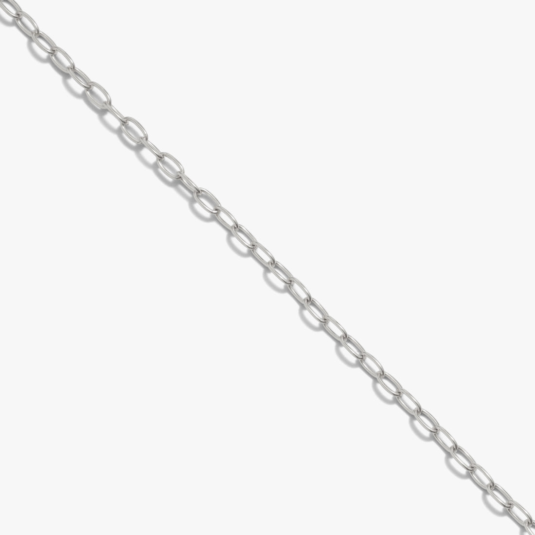 Awe Inspired Necklaces 925 Sterling Silver Delicate Paperclip Chain