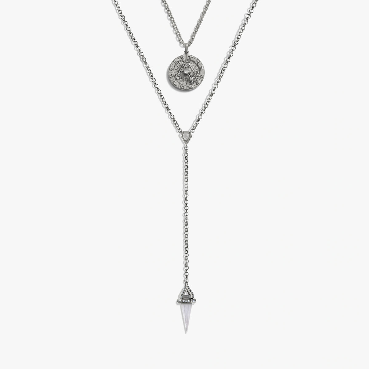 Awe Inspired Necklaces 925 Sterling Silver Divination Necklace Set