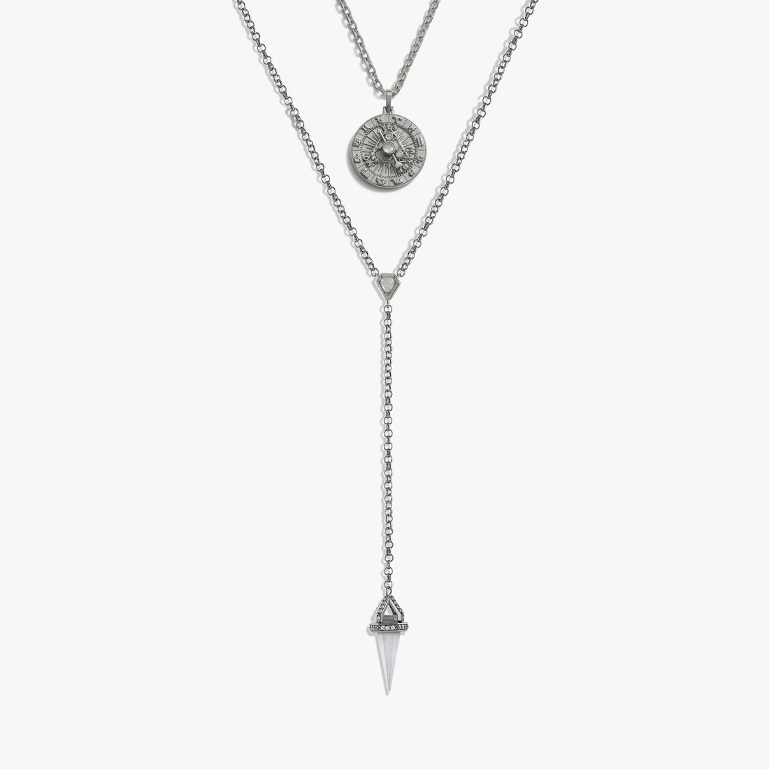 Awe Inspired Necklaces 925 Sterling Silver Divination Necklace Set