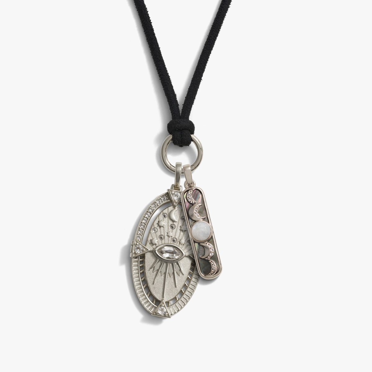 Awe Inspired Necklaces 925 Sterling Silver Dream Traveler Cord Charm Necklace