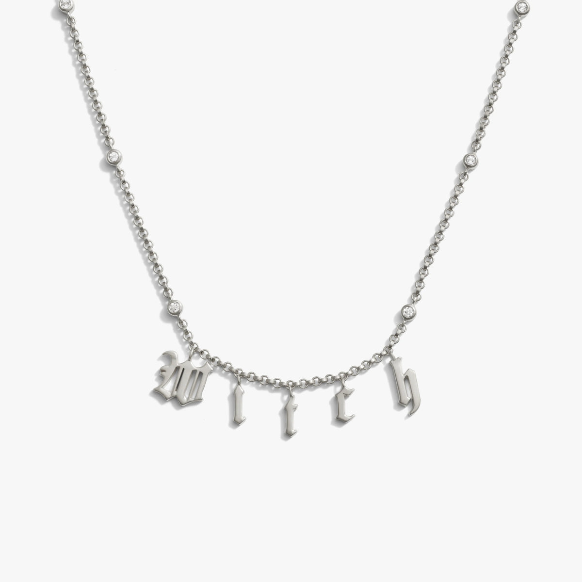 Awe Inspired Necklaces 925 Sterling Silver Gothic Witch Necklace