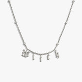 Awe Inspired Necklaces 925 Sterling Silver Gothic Witch Necklace