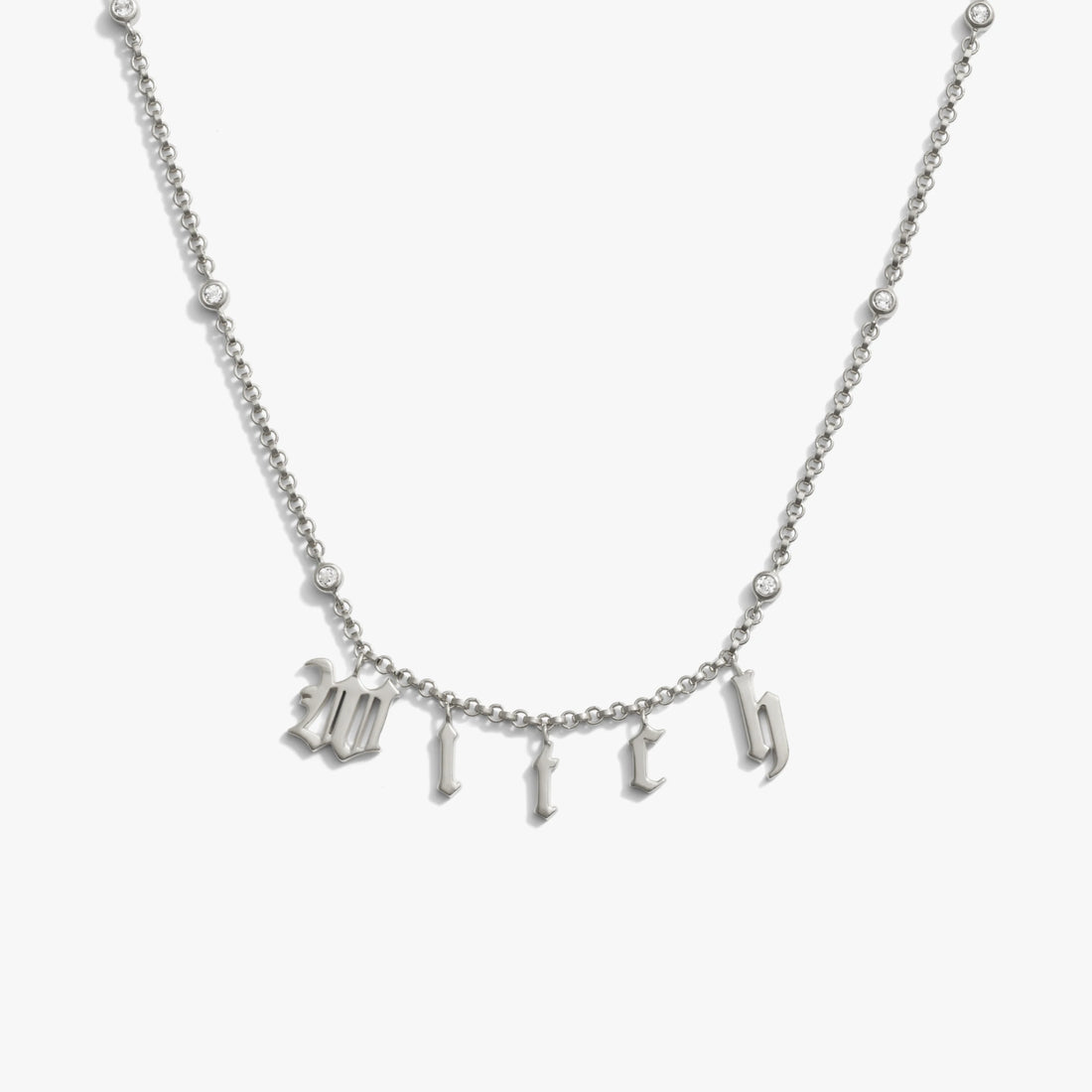 Awe Inspired Necklaces 925 Sterling Silver Gothic Witch Necklace