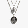 Awe Inspired Necklaces 925 Sterling Silver Hades Skull Necklace Set