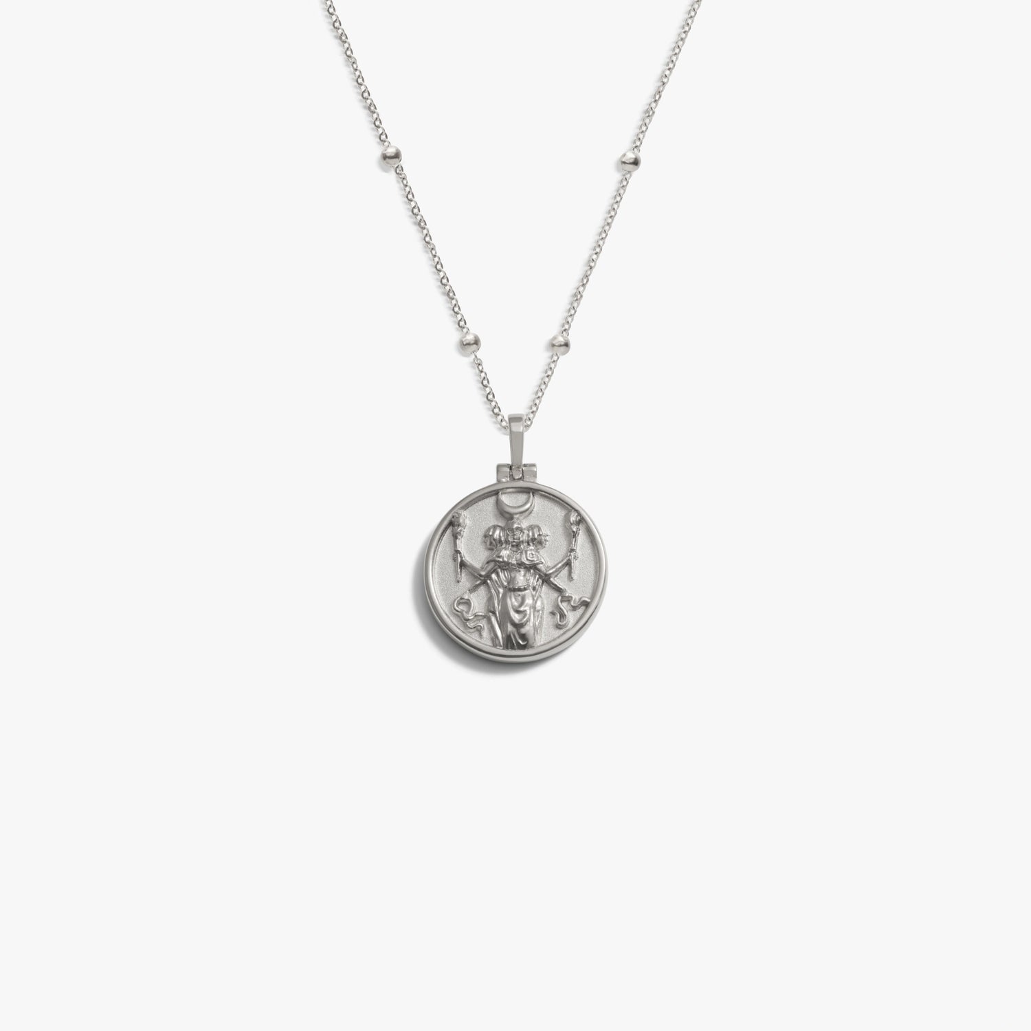 Awe Inspired Necklaces 925 Sterling Silver / Hecate / 16-18 Mini Hecate Forzatina Necklace