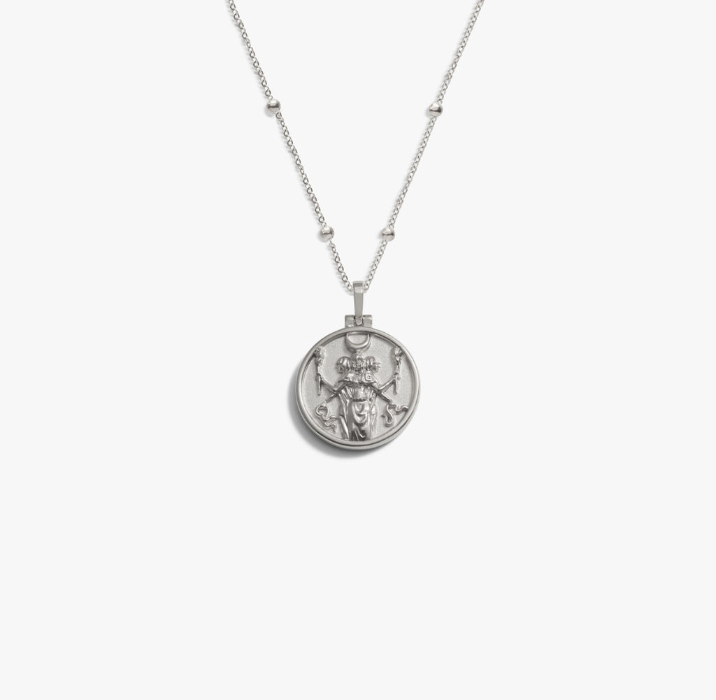 Awe Inspired Necklaces 925 Sterling Silver / Hecate / 16-18 Mini Hecate Forzatina Necklace