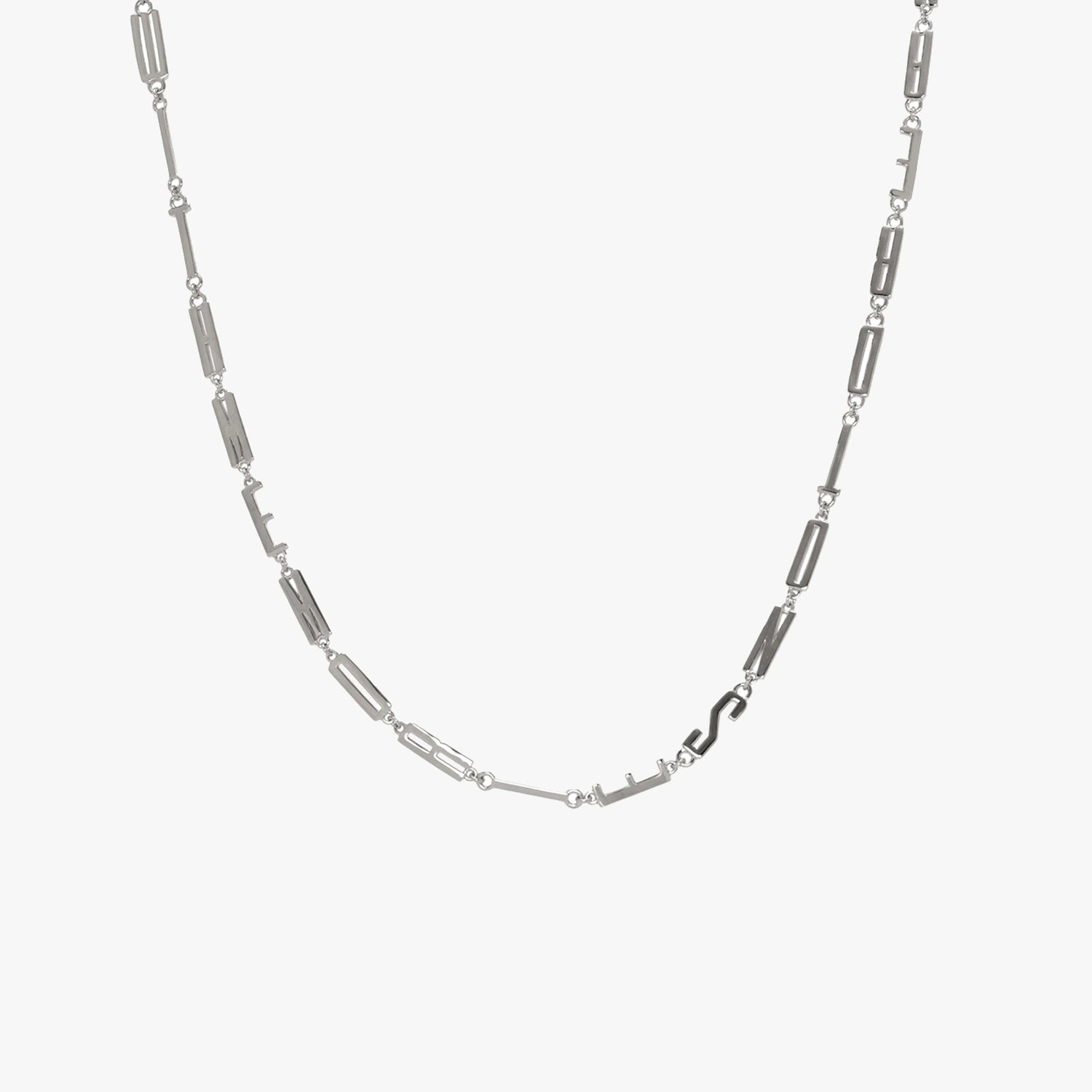 Awe Inspired Necklaces 925 Sterling Silver / I Am Worthy of Abundance Affirmation Necklace