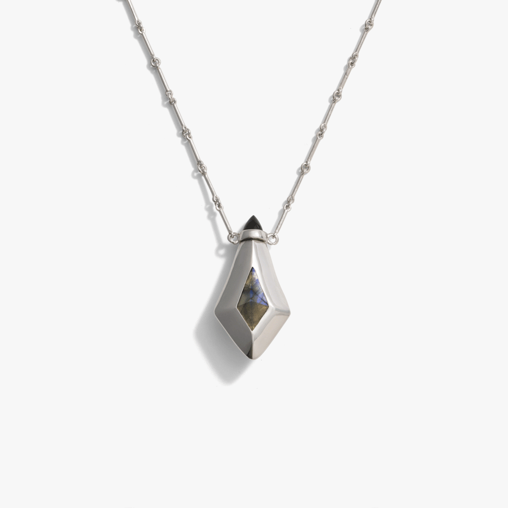 Awe Inspired Necklaces 925 Sterling Silver / Labradorite Poison Necklace