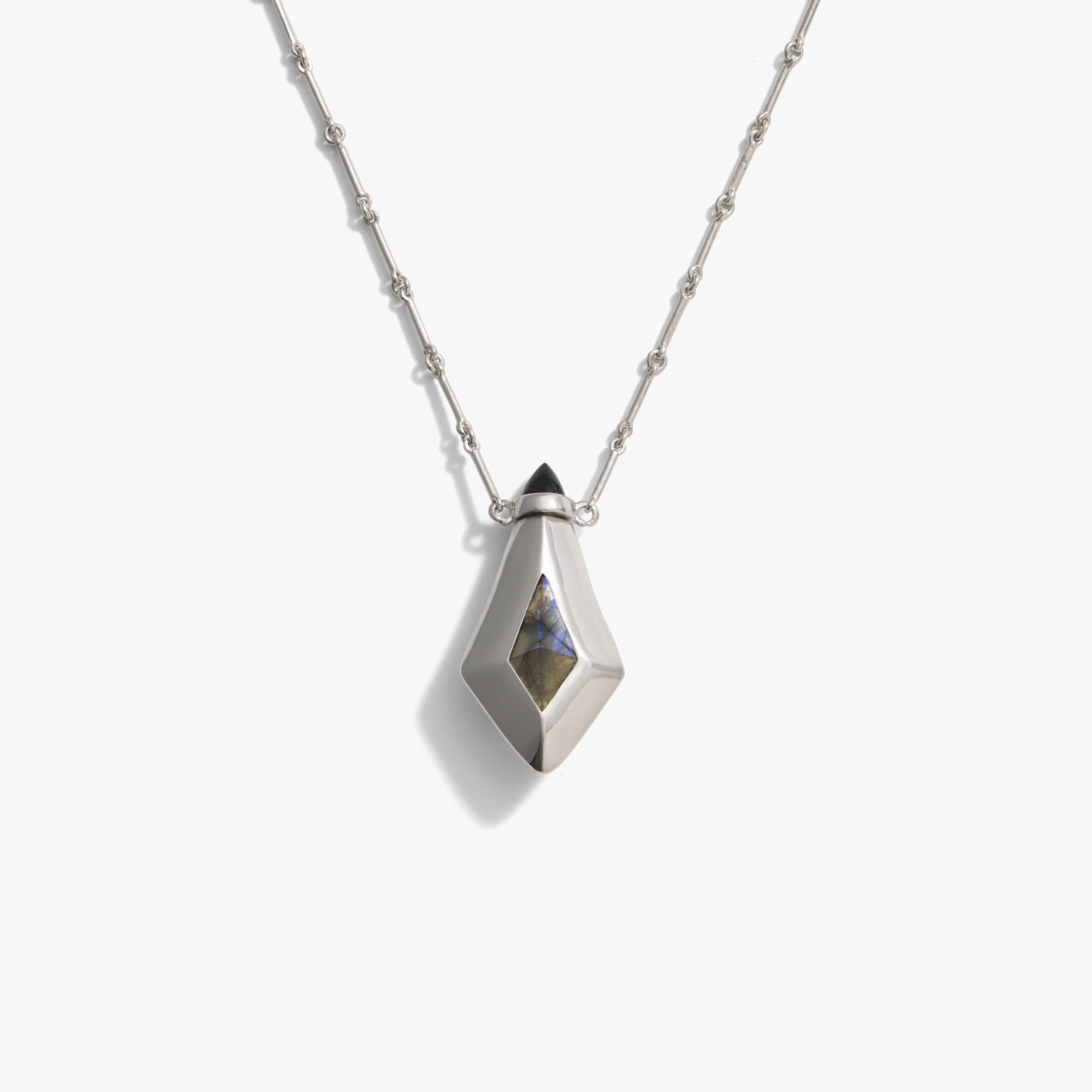 Awe Inspired Necklaces 925 Sterling Silver / Labradorite Poison Necklace