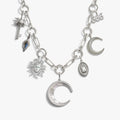 Awe Inspired Necklaces 925 Sterling Silver / Labradorite Witch Statement Charm Necklace
