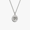Awe Inspired Necklaces 925 Sterling Silver / Leo / 22" Cuban Chain Men's Zodiac Necklace