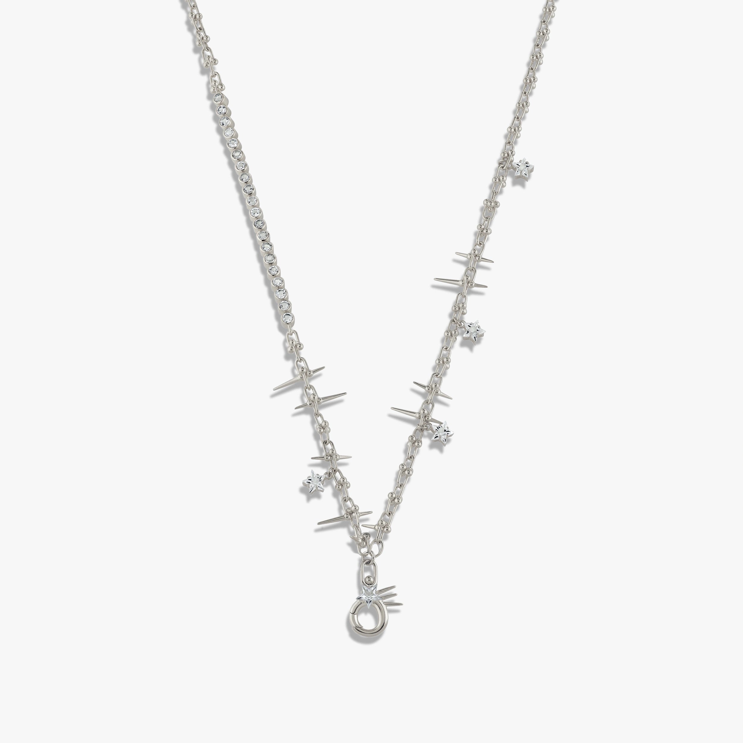 Awe Inspired Necklaces 925 Sterling Silver Long Nova Necklace
